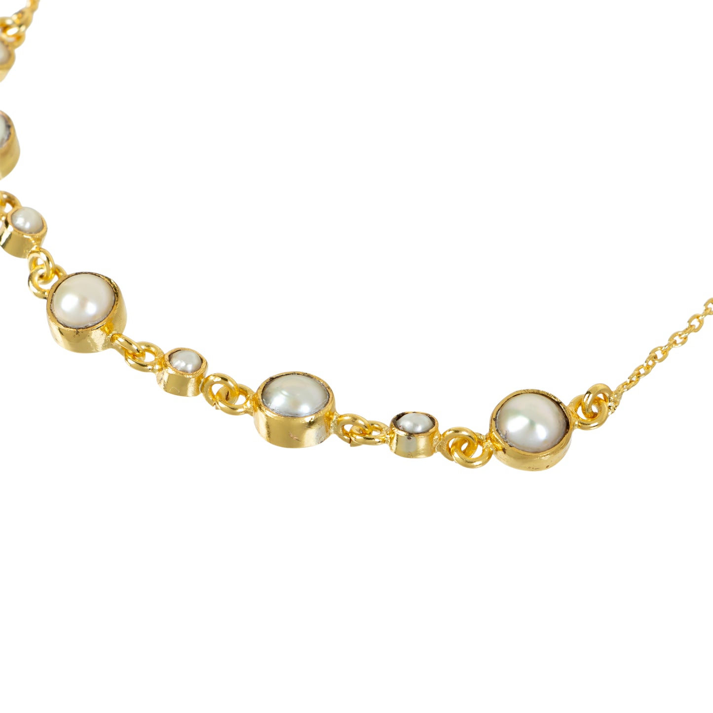 Pearl chakra bracelet