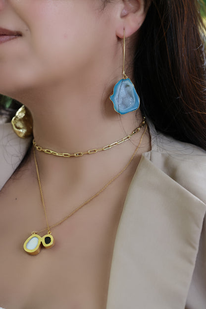 Sculpted Drops - Sea Green