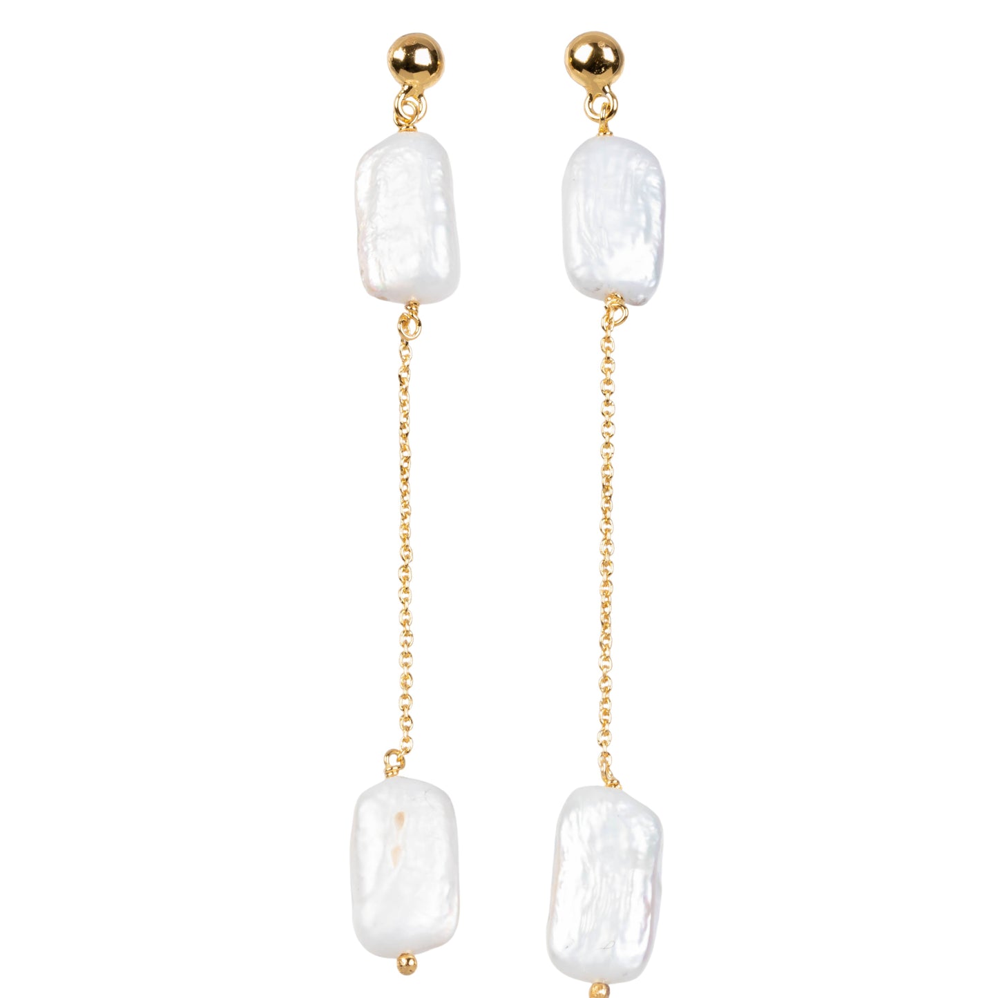 Duo-Pearl Earrings