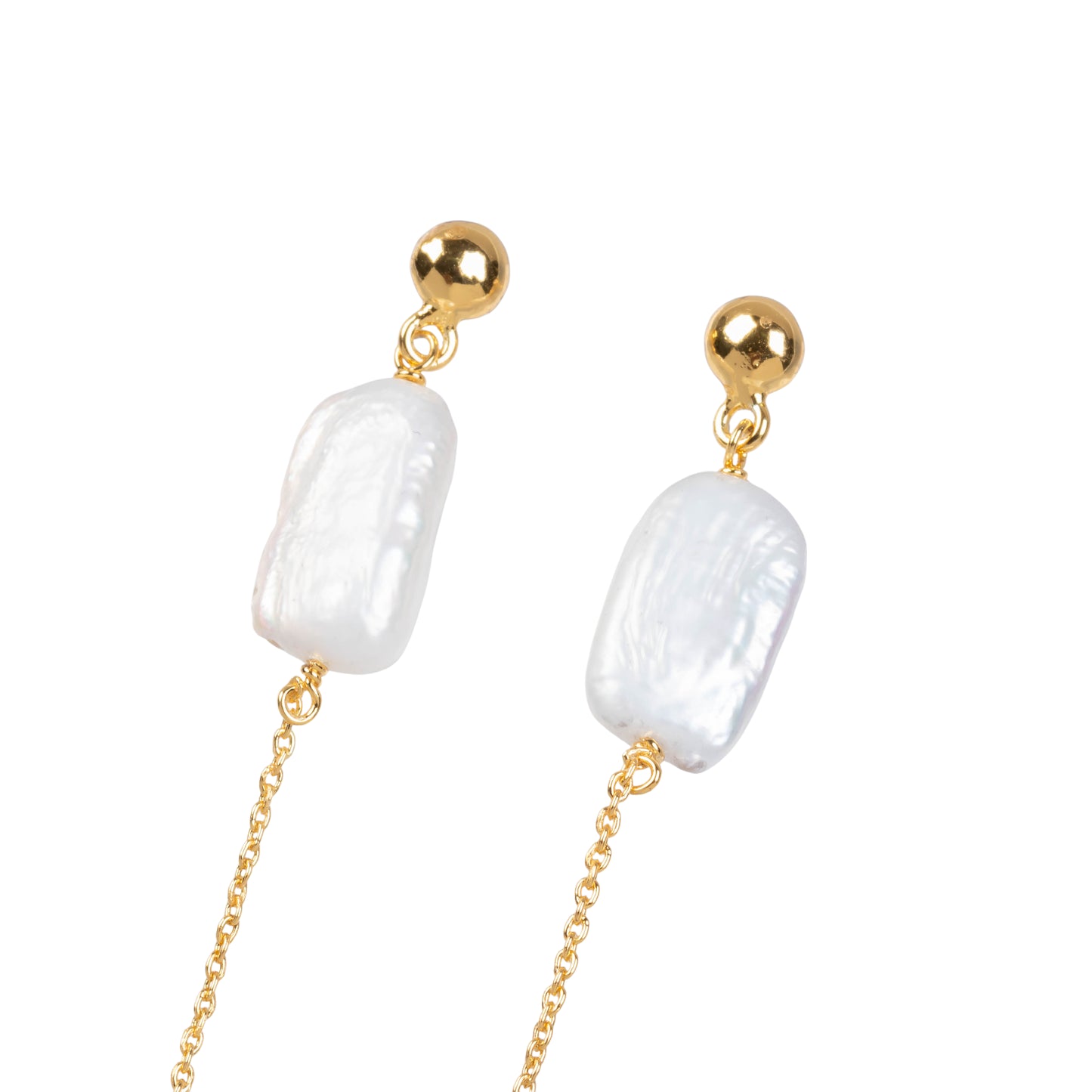 Duo-Pearl Earrings