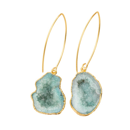 Sculpted Drops - Sea Green